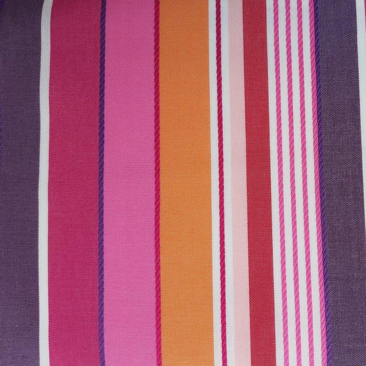 Stripe Outdoor Waterproof Fabric Pink Purple