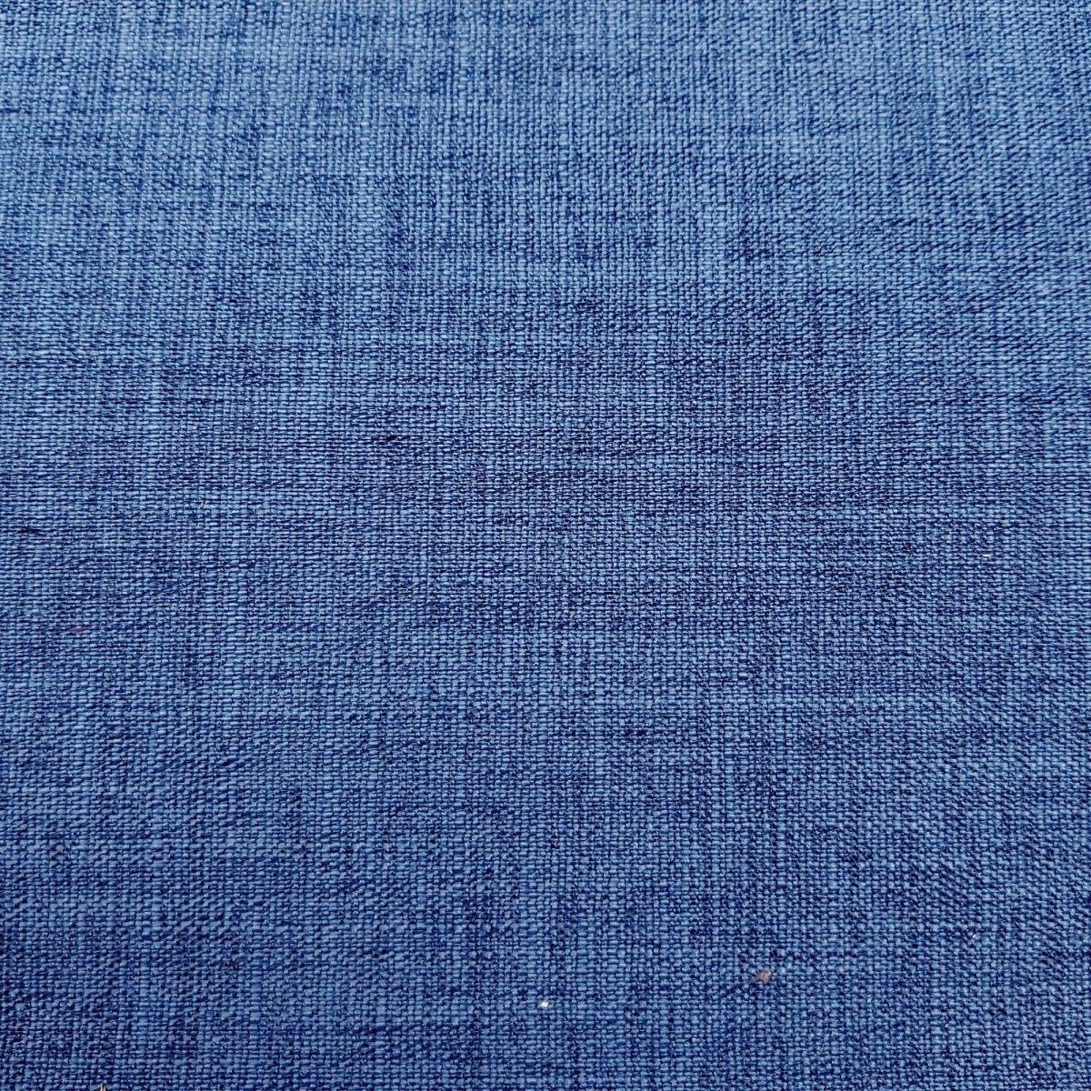 Recherche Indigo upholstery fabric - material sample