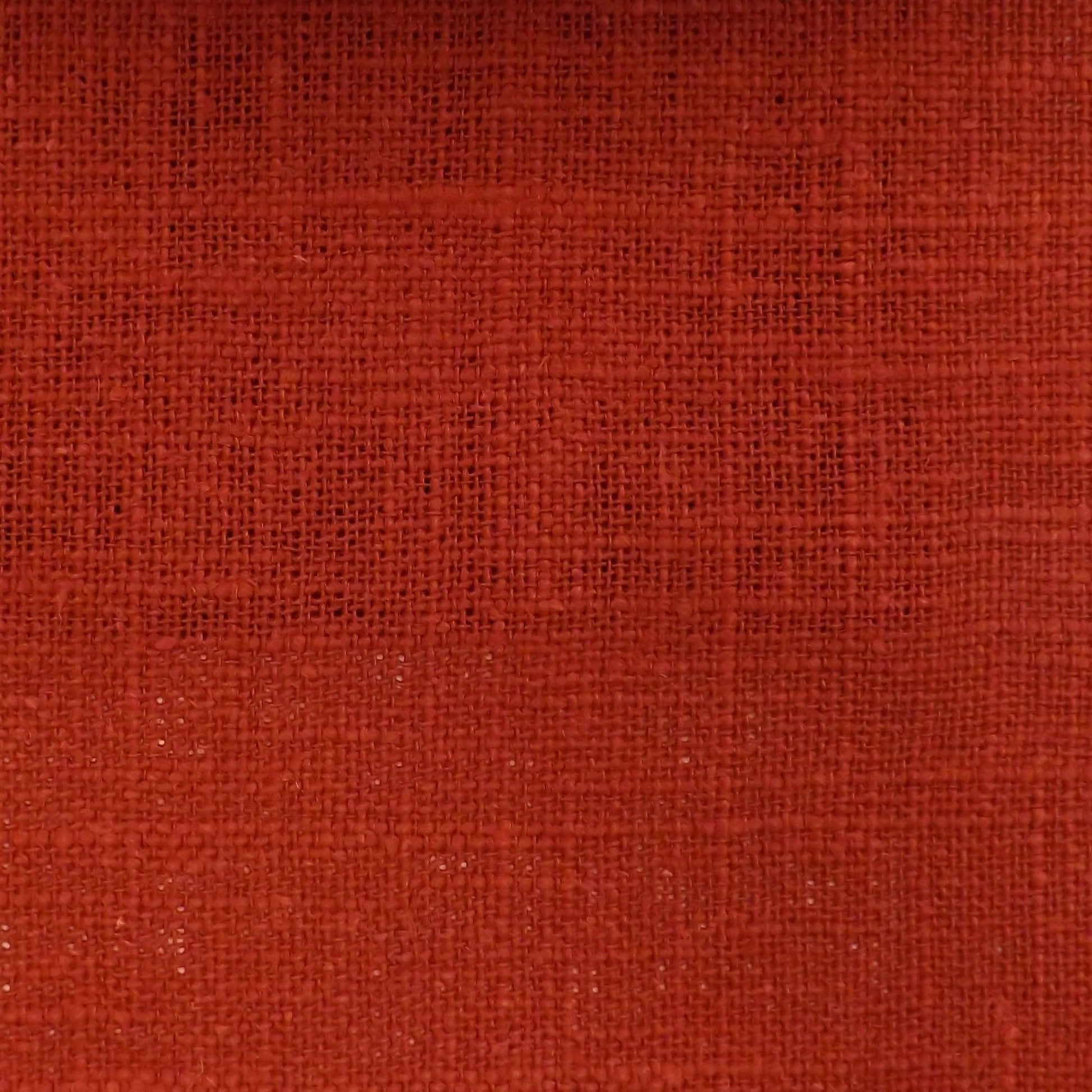 Linen Drapery Fabric Breeze Red.