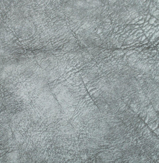 Vegan Leather Upholstery Fabric Tanner Grey