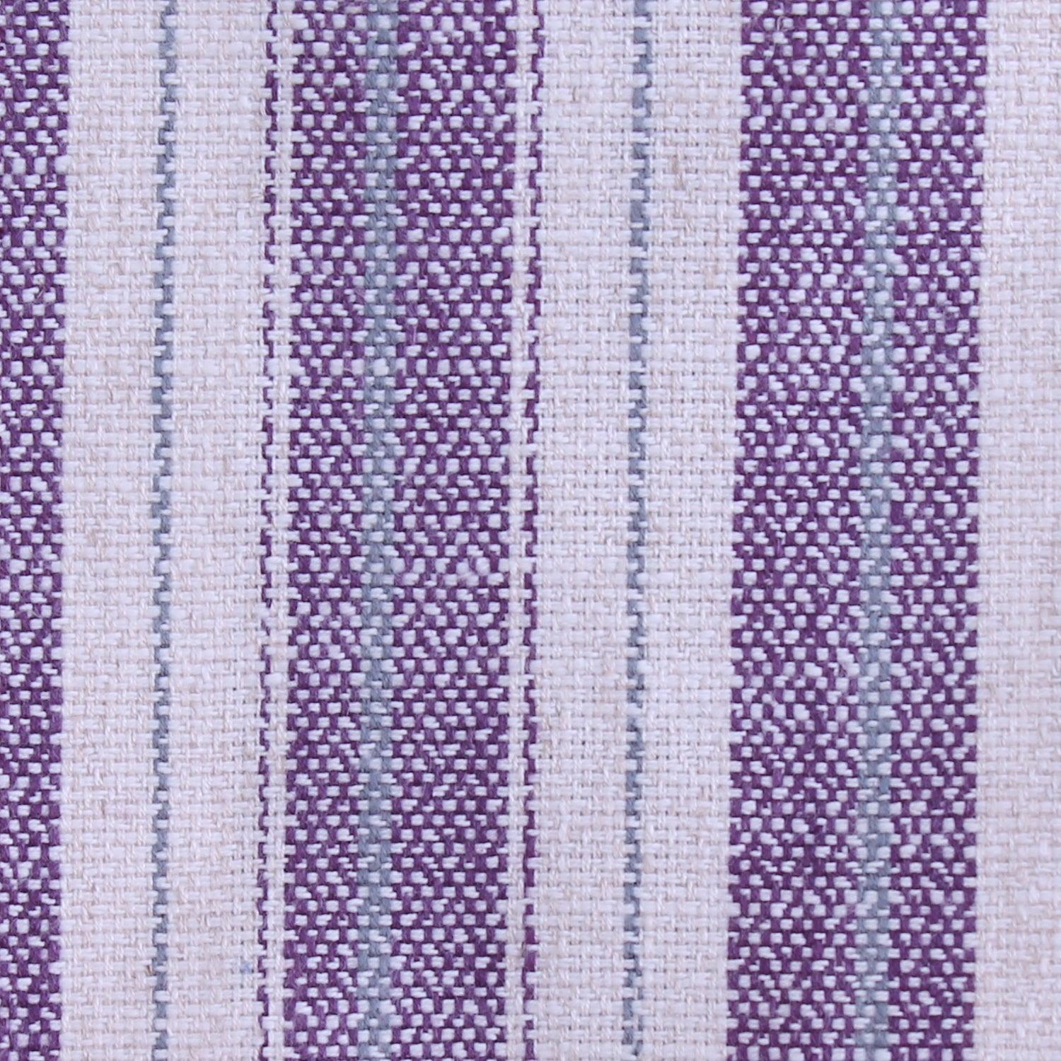 Vineyard Plum linen stripe beach.